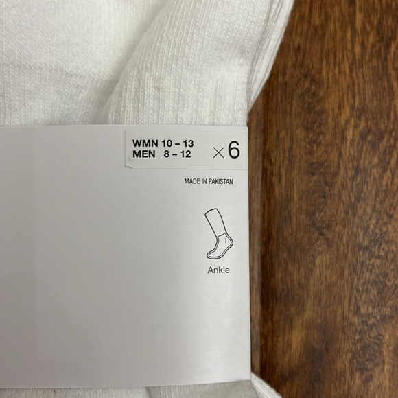 Nike Everyday Ankle Cotton Cushioned Socks 6 Pack - Picture 7 of 17